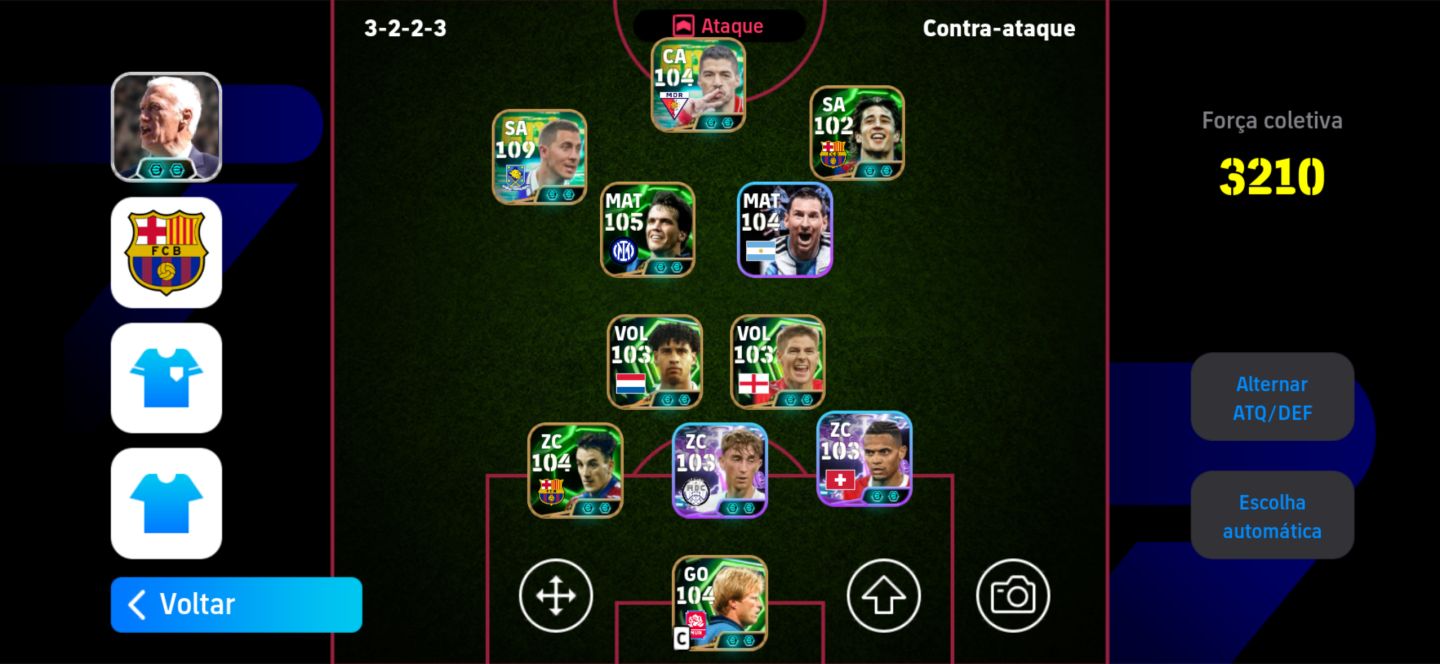 CONTA EFOOTBAL MUITO BOA 3200+ D FORCA