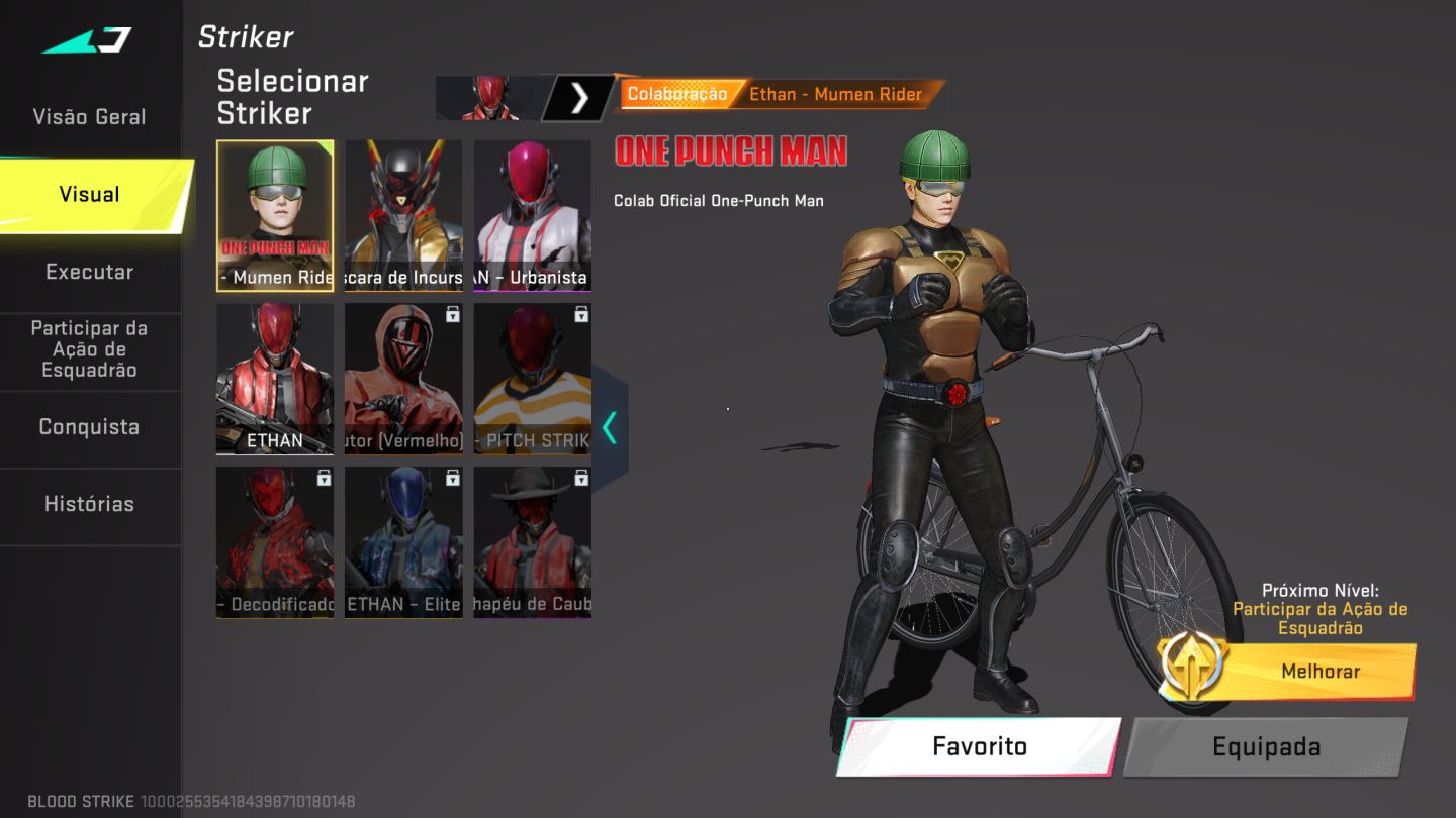 Conta de bloodstrike com faca e eterna