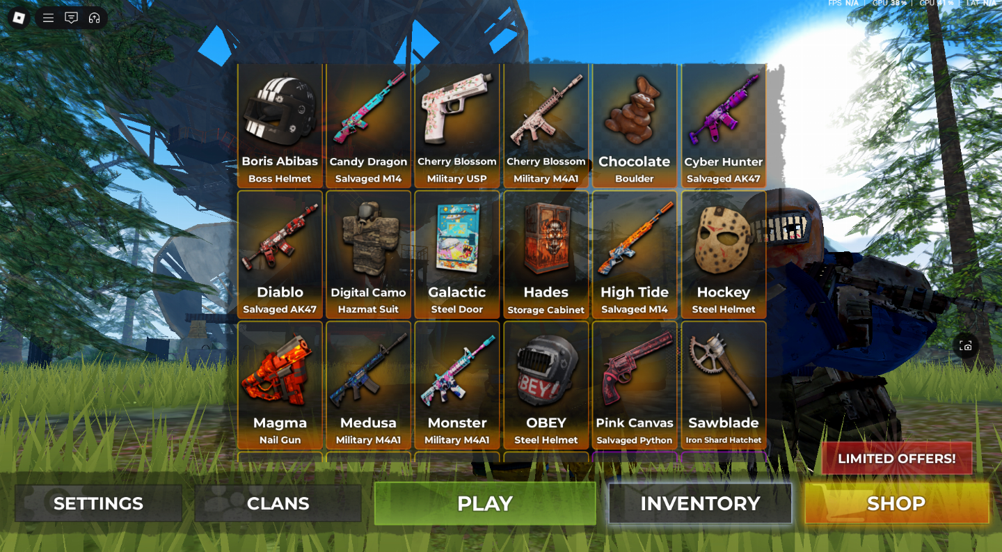 CONTA RARA FALLEN SURVIVAL + GAMEPASSES + BUNDLES EXCLUSIVAS!