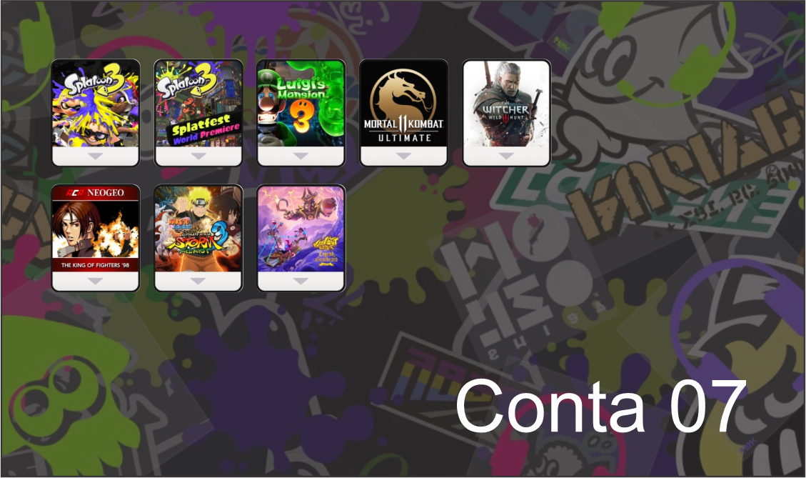 (Promoção) Várias Contas Secundárias - Nintendo Switch 1 e 2 - Mensalmente