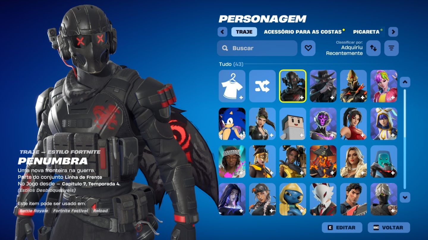 CONTA DE FORTNITE COM 41 SKINS | John Wick | PROMOÇÃO!