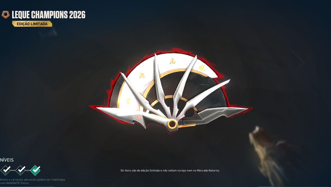 VALORANT | Bundle Champions 2026 Completo + Araxys, Saqueador e Oni