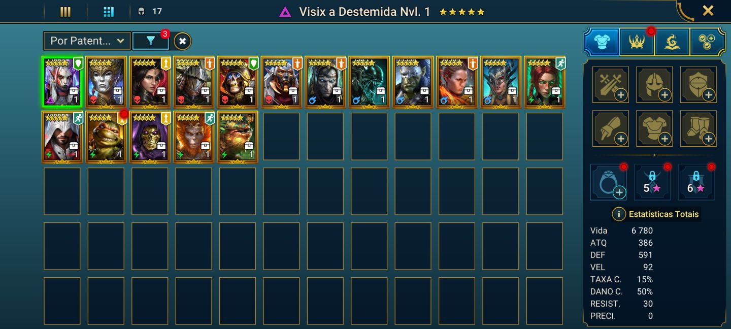 CONTA STARTER RAID: SHADOW LEGENDS | 17 LENDÁRIOS | 400K DE PODER