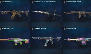 CONTA VALORANT VANDAL ARCANE FACA BROKEN BLADE + SKINS
