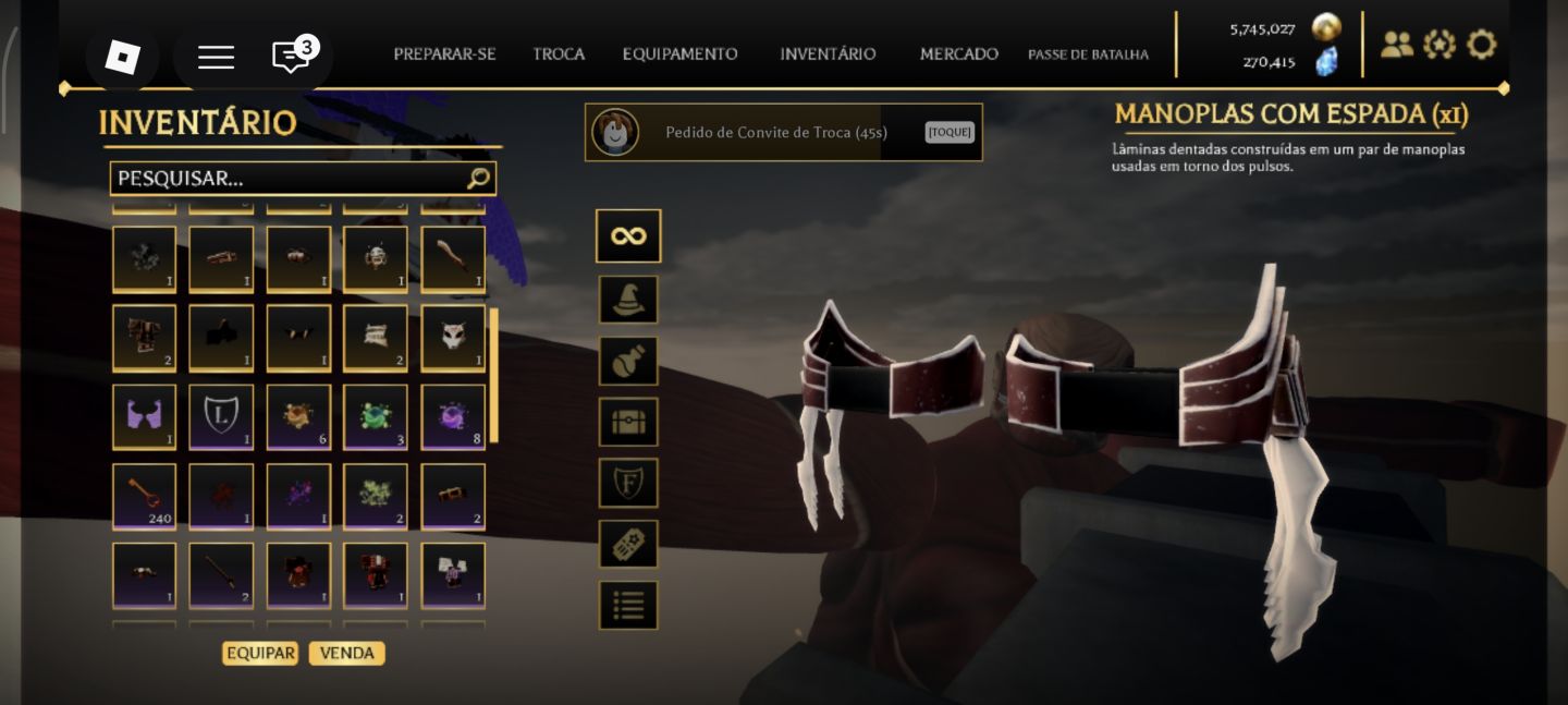 Itens Atack on Titan revolution