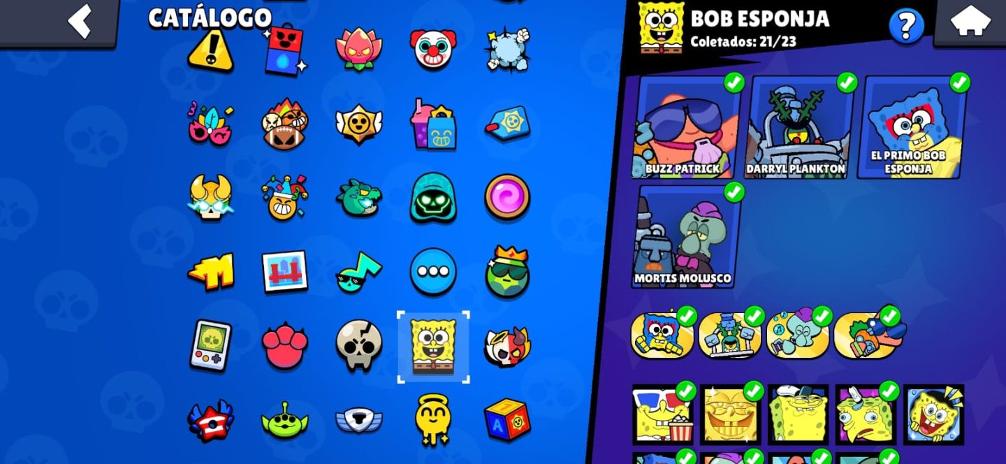 Brawl 89k de troféus com muitas skins raras e upadas!!