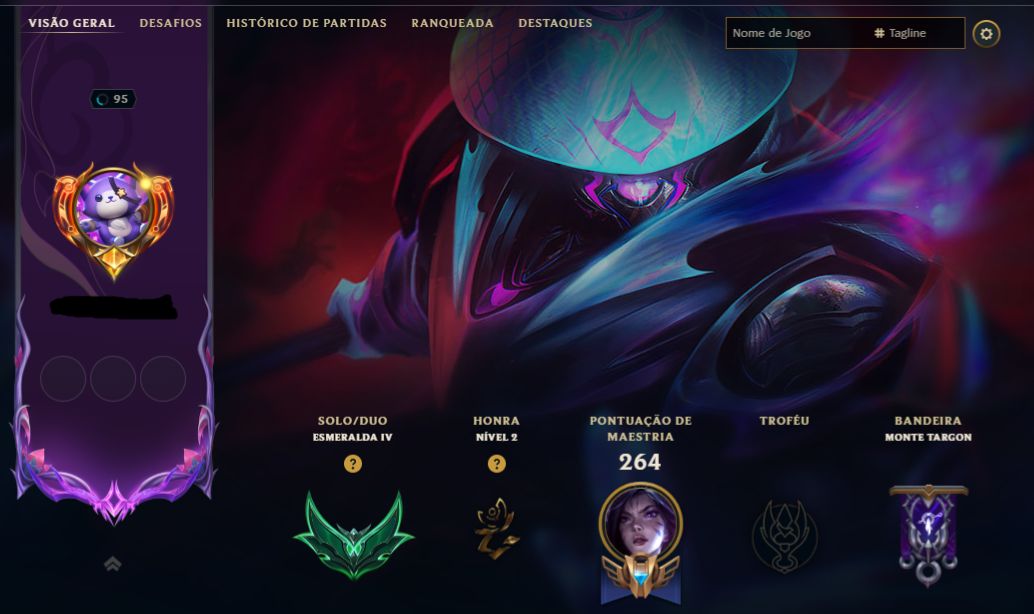 CONTA LOL - LV 95 - 80 SKINS - ESMERALDA 4