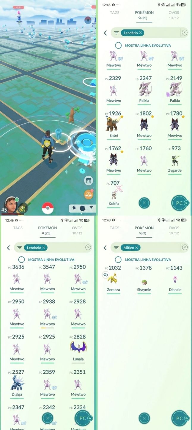 Conta Pokemon GO LVL45