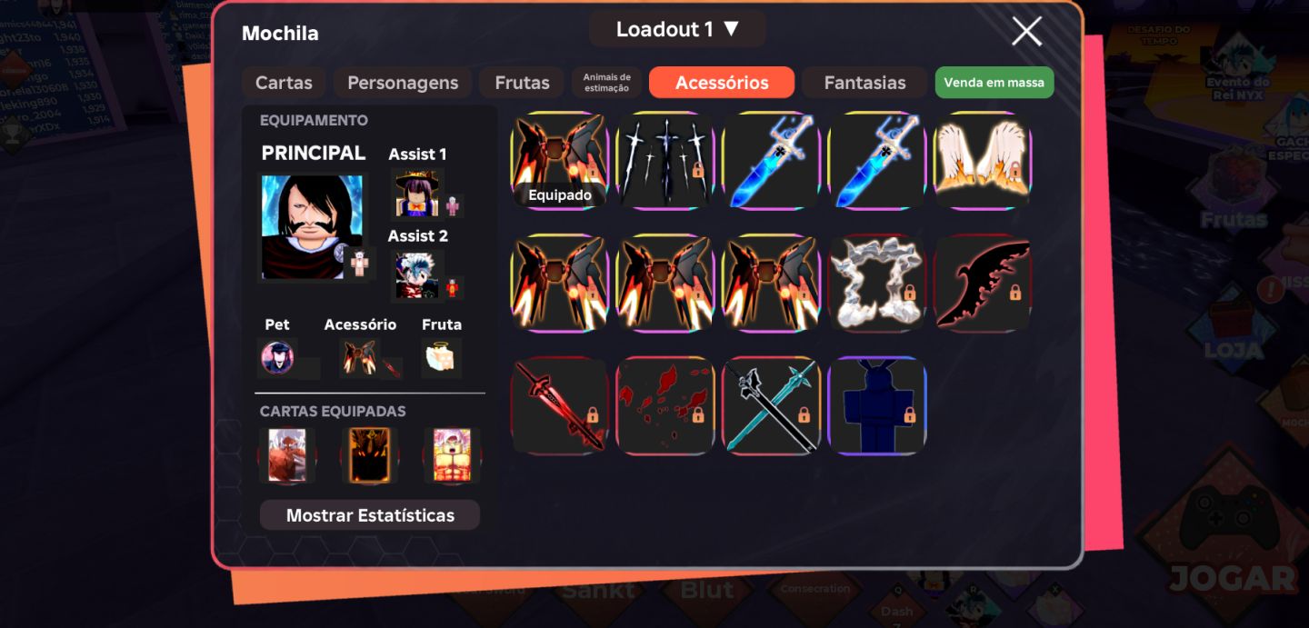 CONTA LV 177 | VIP | DROP EXTRA | ALMIGHT | KING NYX | WITCH AKARI