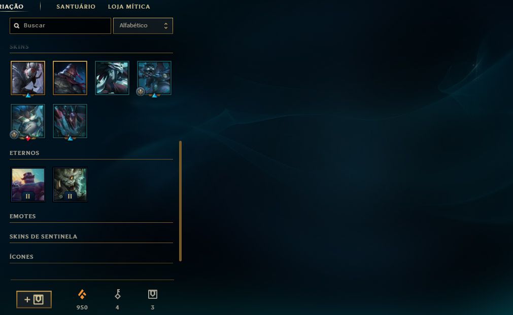 CONTA LOL - 57 LV - OURO - HONRA 5