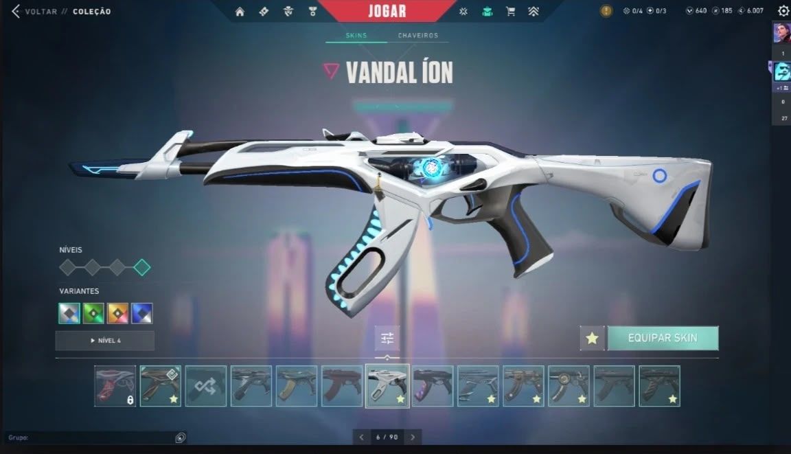 Conta Valorant completa, Karambit RGX, Vandal Kuronami, Sheriff, Operator, Ghost