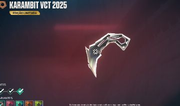 Conta de valorant com Faca VCT 2025 exclusiva