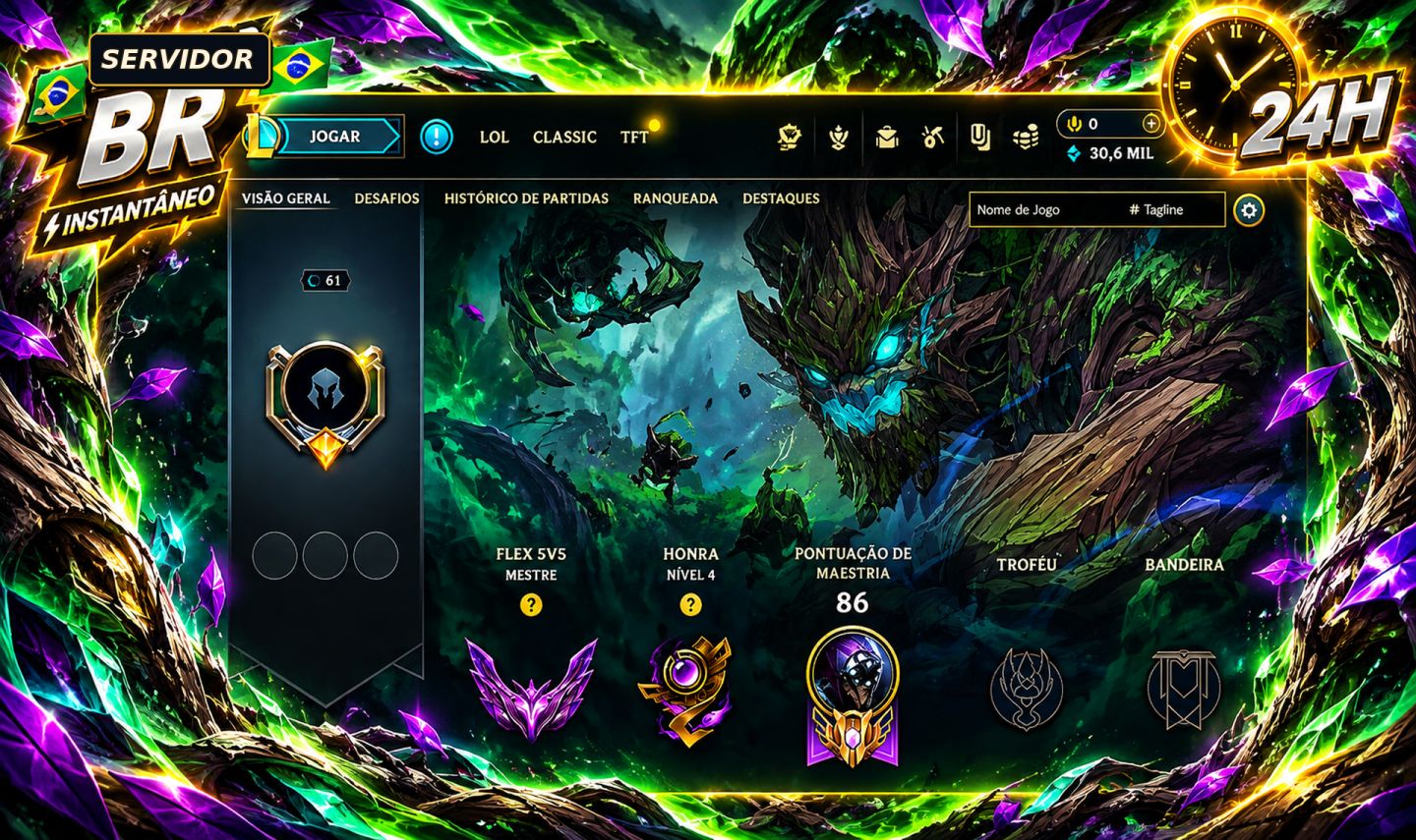MESTRE (FLEX) ESMERALDA (SOLOQ) | 30k EA | 47 SKINS | SERVER BR