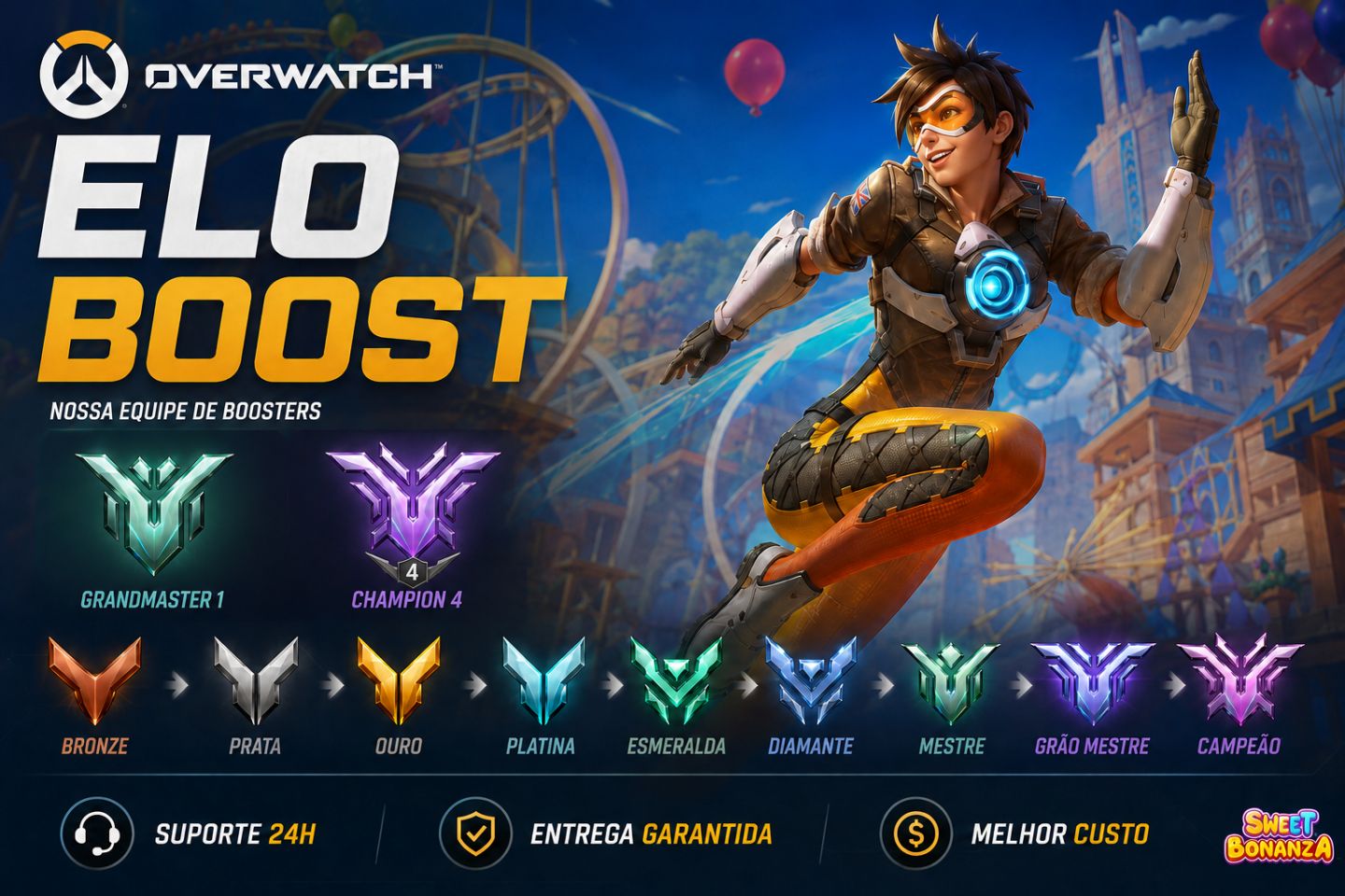 OVERWATCH ELO BOOST - PC