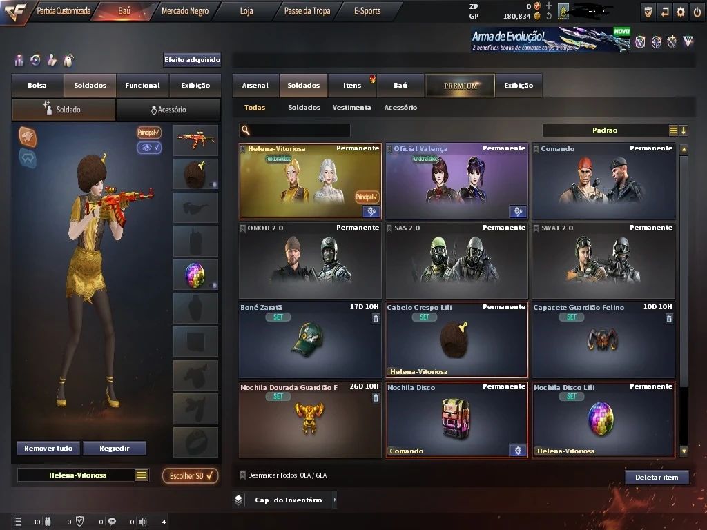 CONTA COM VARIANTES VIPS,BOA PRA RANK MZ,EMAIL ON