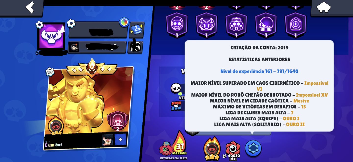 Conta de Brawl Stars Muito boa!