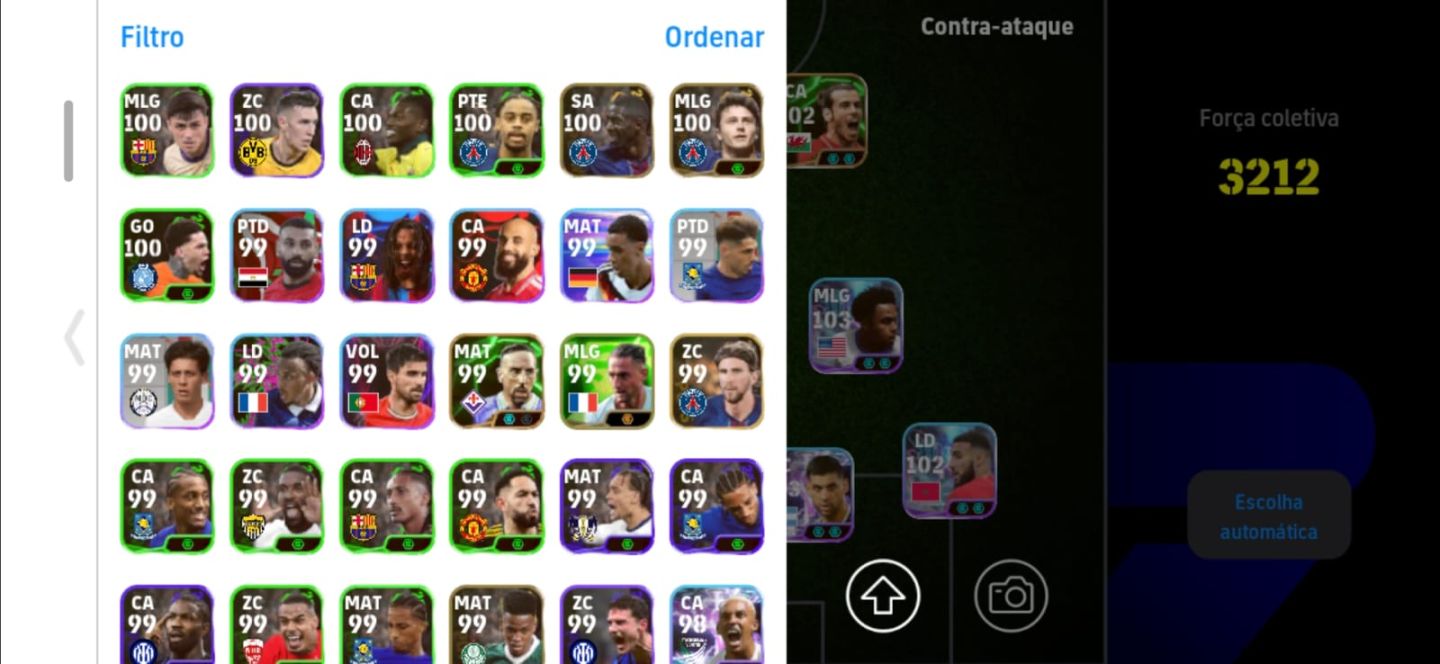CONTA BRABA eFOOTBALL | FORÇA 3212 | MOURINHO + MULTIPLOS OVER 100+ | KONAMI ID
