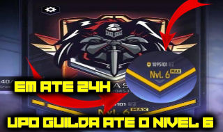 UPO SUA GUILDA FREE FIRE ATÉ O NÍVEL 6 DE FORMA RÁPIDA
