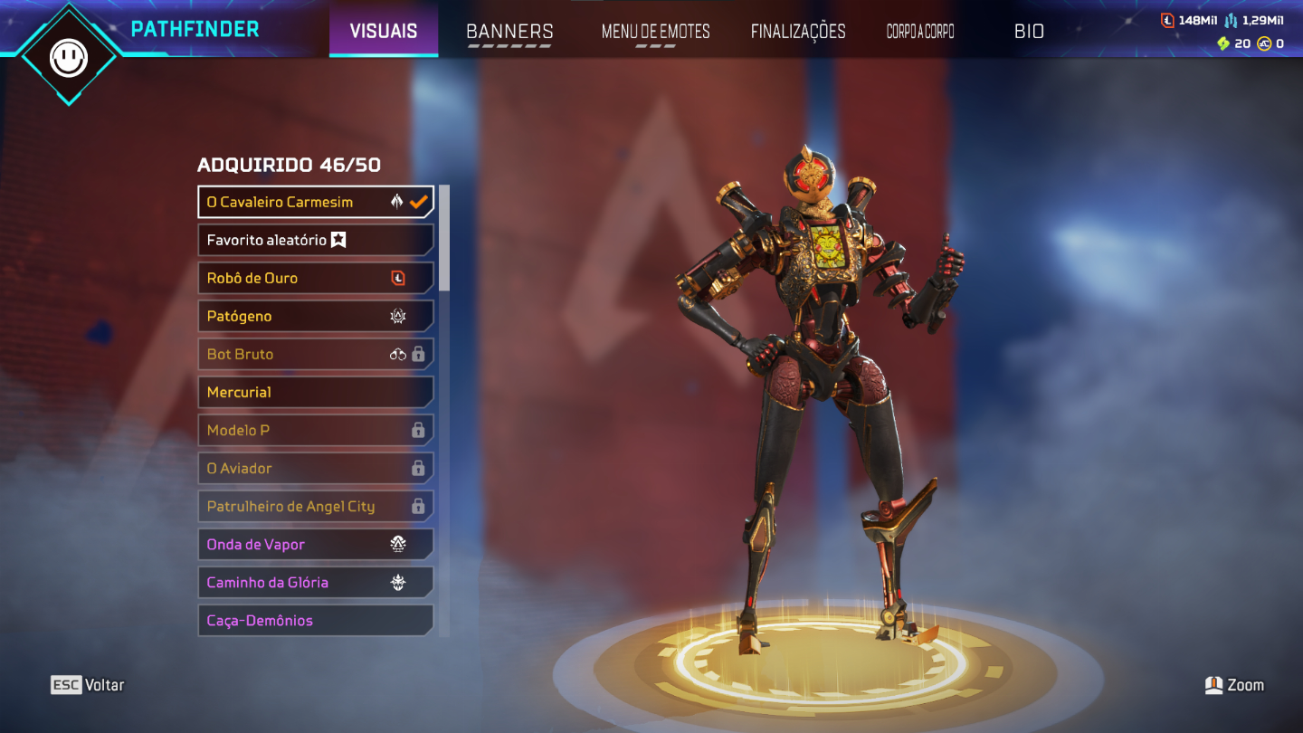 CONTA APEX LEGENDS 2 HERANÇAS