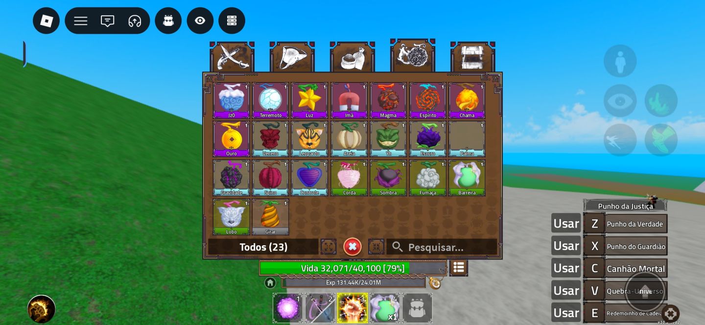 CONTA DE ROBLOX COM 40% DE DESCONTO BLOX FRUITS + KING LEGACY ENTRE OUTROS JOGOS