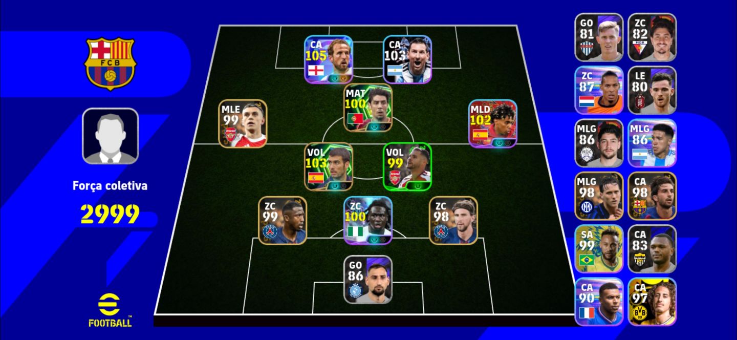 EFOOTBALL 27 MOBILE | COMECE COM CRAQUES ÉPICOS + SHOWTIME + BIG TIME