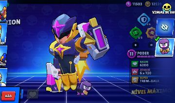 CONTA BRAWL STARS (Conta com 56k de troféus, skin que não volta mais, 400 gemas)
