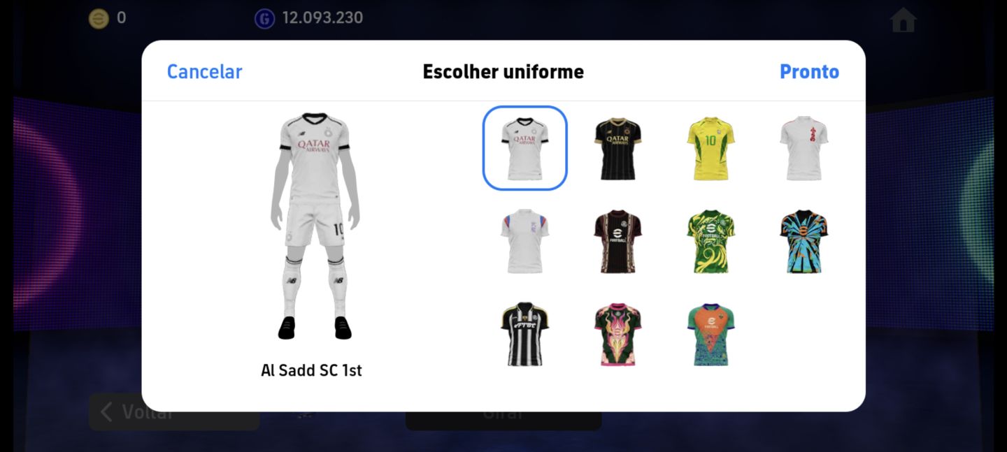 Conta efootbol mídia