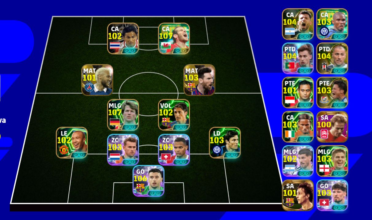 CONTA EFOOTBALL NEY LOIRO + MESSI PREMIUM E CIA SÓ KONAMI