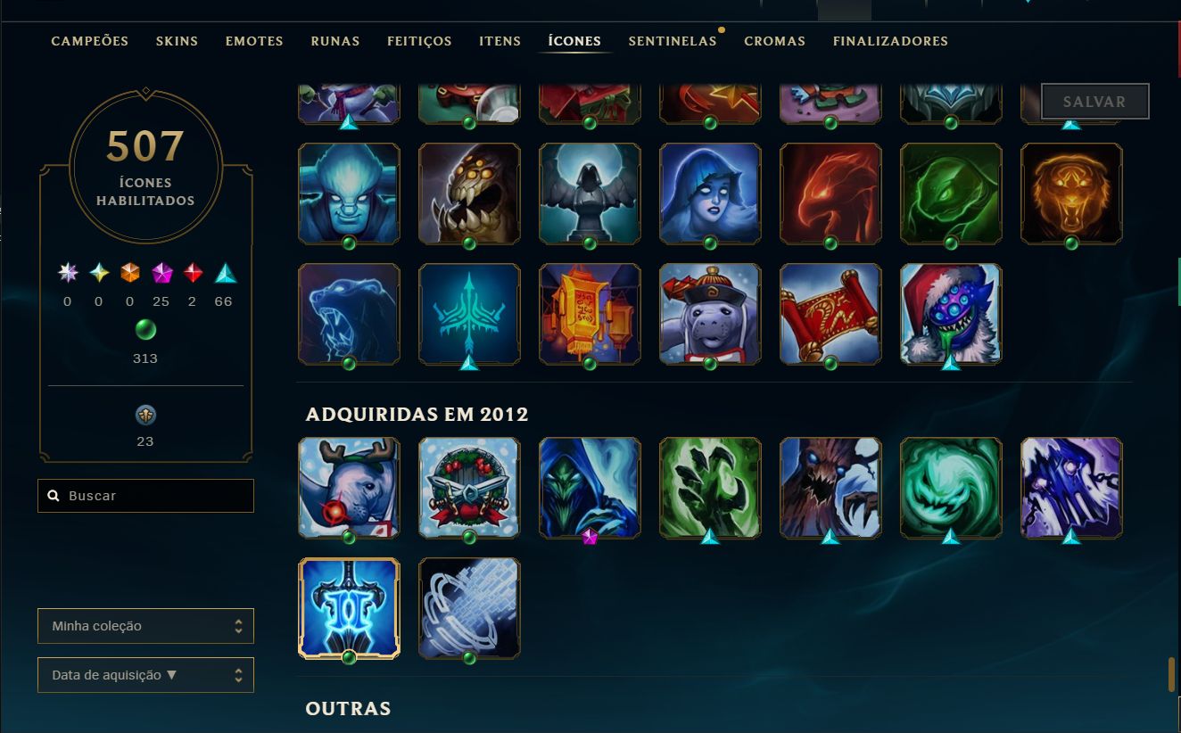 CONTA LOL RARISSIMA UNICO DONO