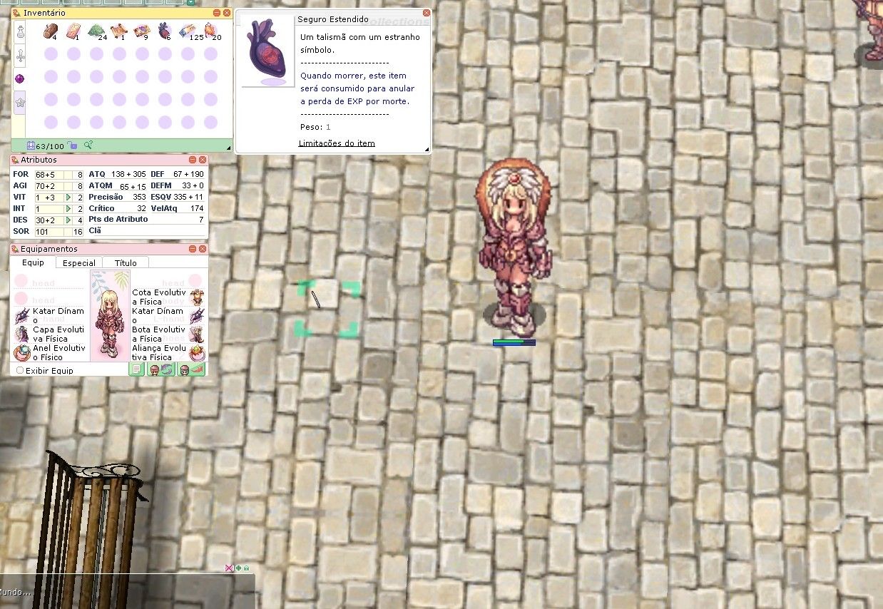 Conta Sicário / Sinix / Assasino LV 103 RAGNAROK LATAM C/ CX EVOLUTIVA + CONSUMÍ