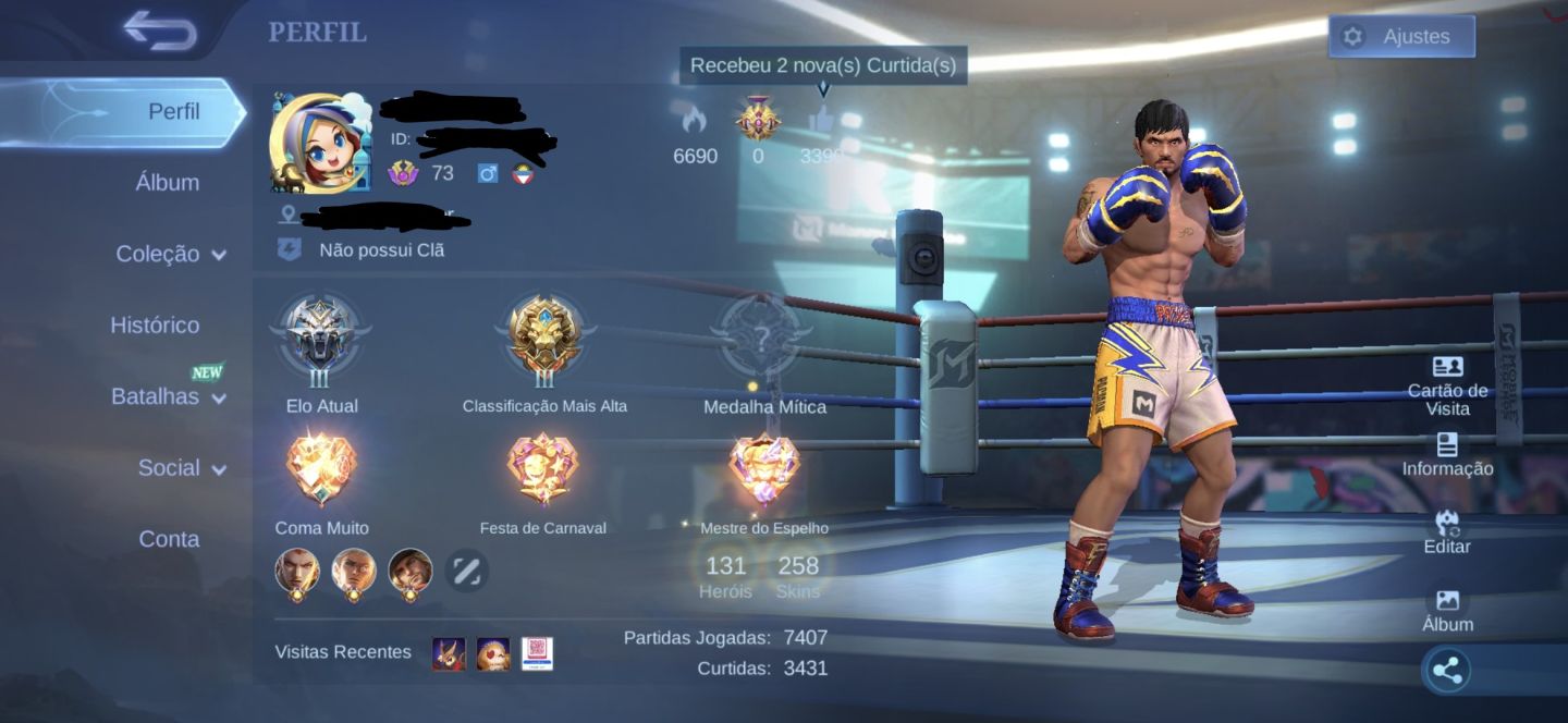 CONTA RARÍSSIMA COM MANNY PACQIAO