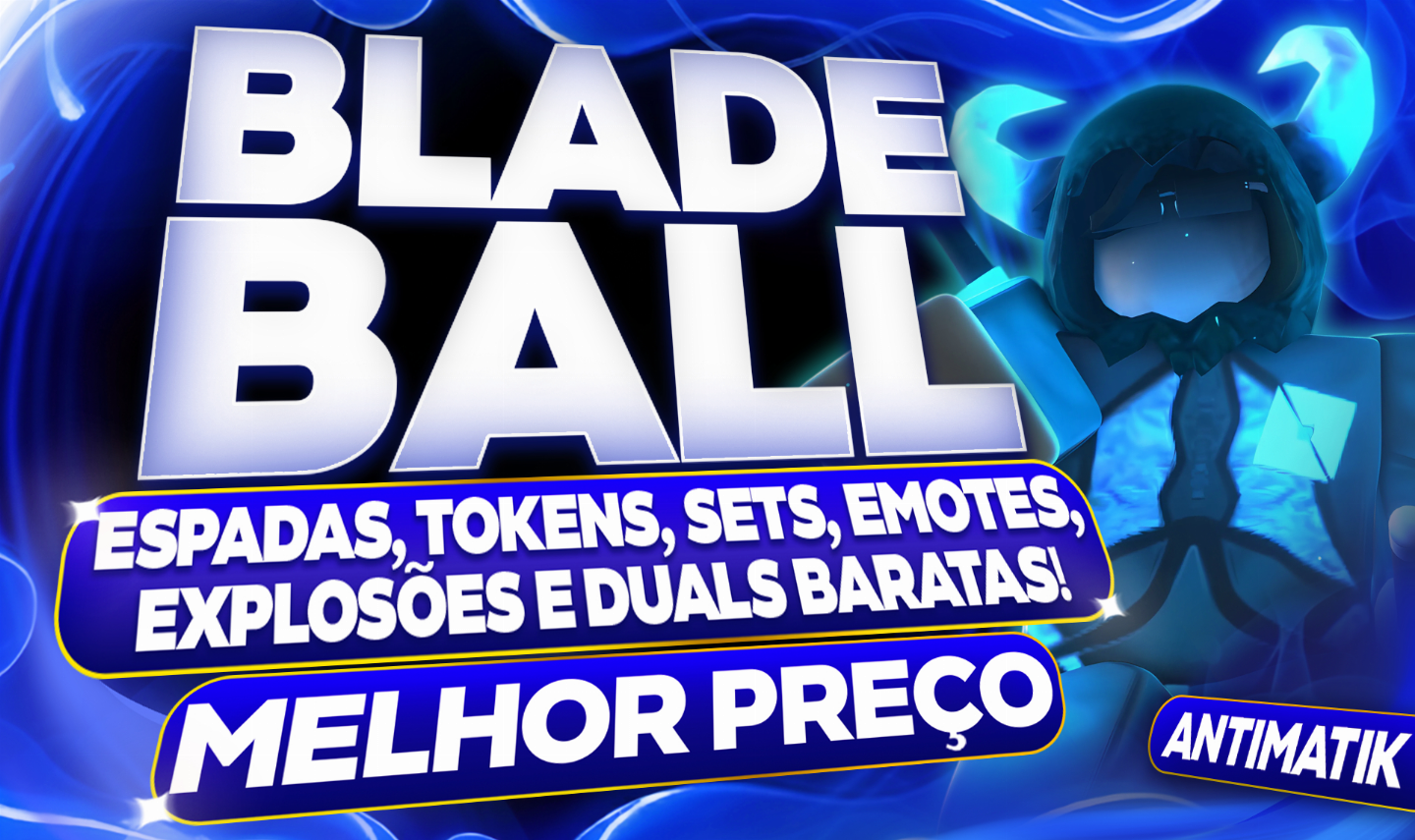 [PROMOÇÃO] BLADE BALL | TOKENS | DUAL | SETS | LIMITEDS | EMOTES | Roblox |Robux