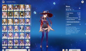 Conta Genshin Impact UNICO DONO, rank 57 (VALOR NEGOCIAVEL)