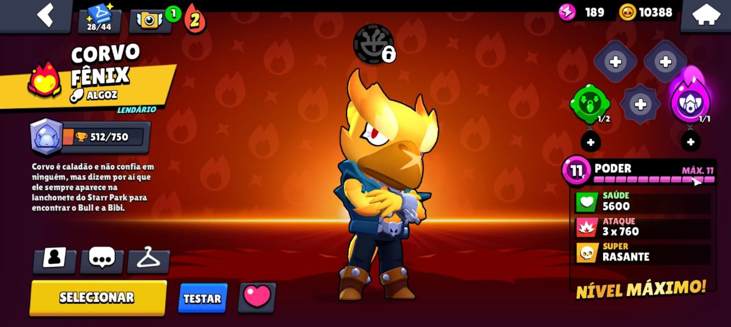 Conta de Brawl Stars 37,7k troféus 102 de 104 Brawlers conta bem desenvolvida.