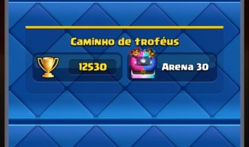 CONTA CLASH ROYALE TOP 12530 TROFEUS, MAIS DE 8MIL GEMAS