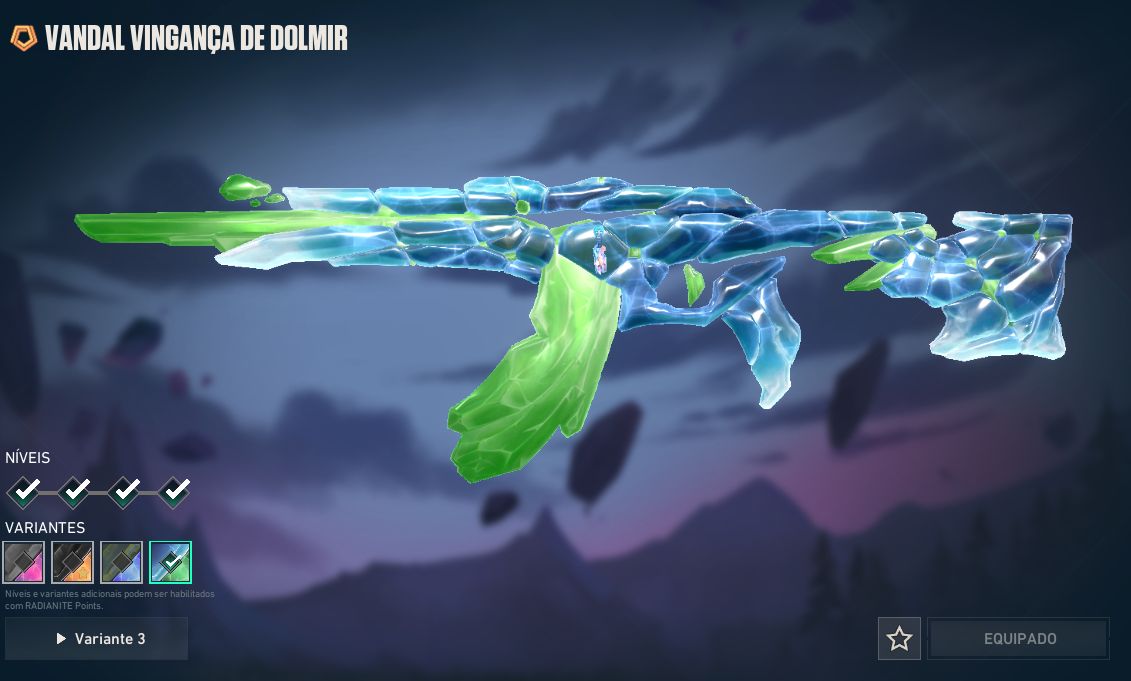 Conta de valorant com diversas skins