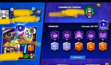 Conta de bralw com 10k de troféus