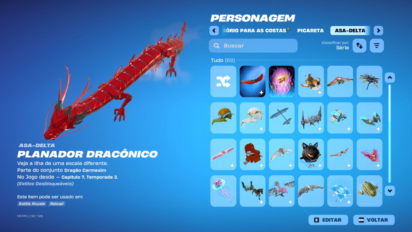 Conta fortnite 80 skins incluindo de passes entrega na mesma hora da compra