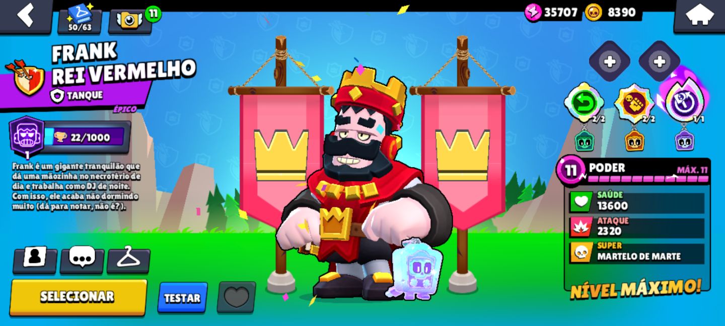 (PROMOÇÃO) CONTA BRAWL STARS 90K+ | 90 BRAWLERS FULL | MESTRE III | SKINS RARAS