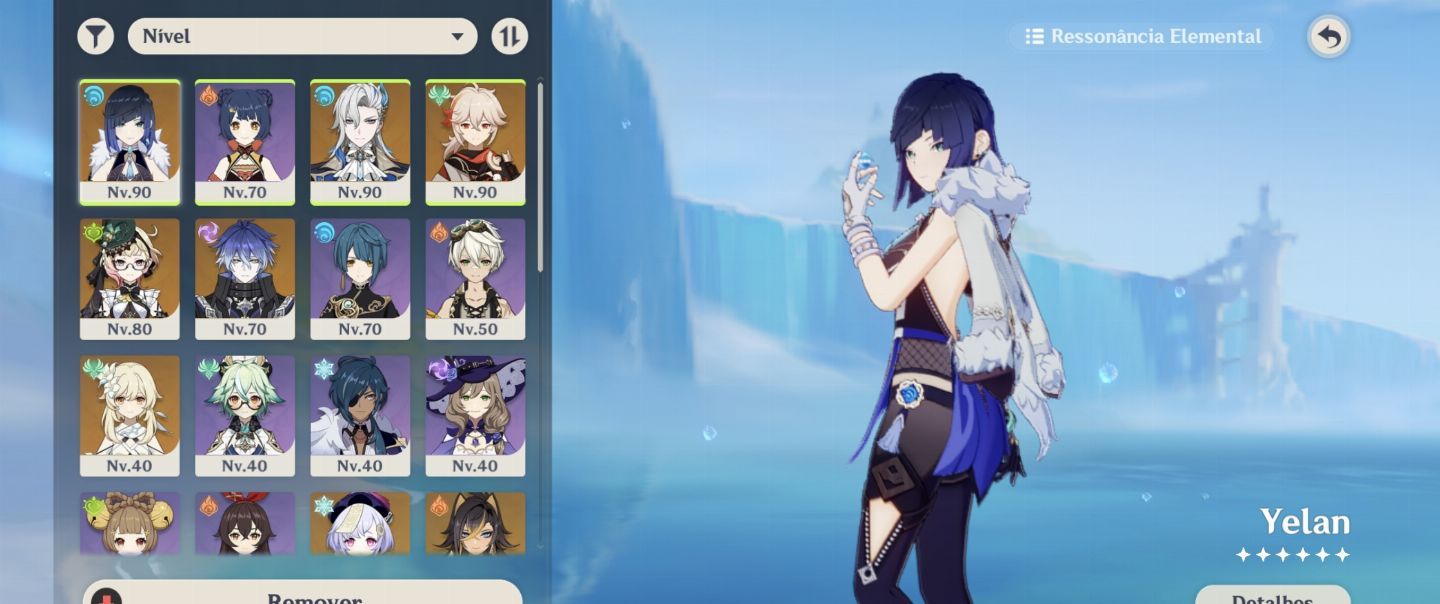 CONTA SERVIDOR EU/ASIA COM VENTI E DURIN + BISS, YELAN + BISS, FLINS, NEUVI E +