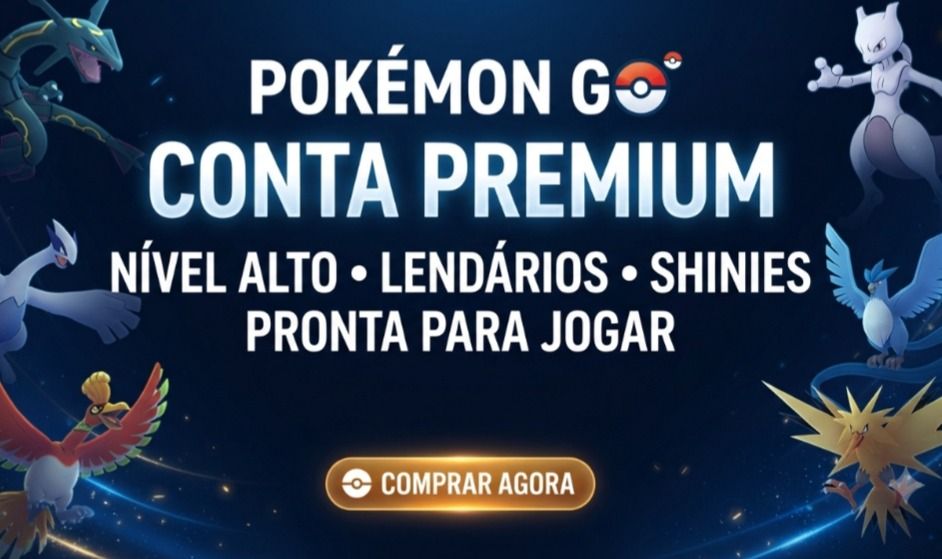 CONTAS POKÉMON GO PREMIUM Nível Alto, Lendários e Shinies | Z1