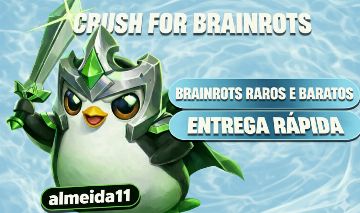 CRUSH FOR BRAINROTS - ESMAGAR BRAINROTS - ROBLOX - Itens raros