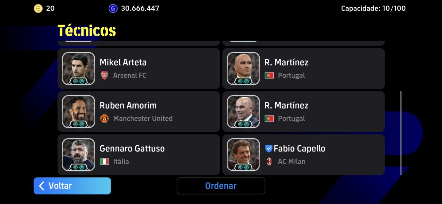 Conta de efootball 3286 de força