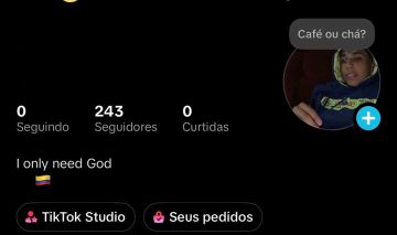 CONTA TIKTOK DISPONÍVEL