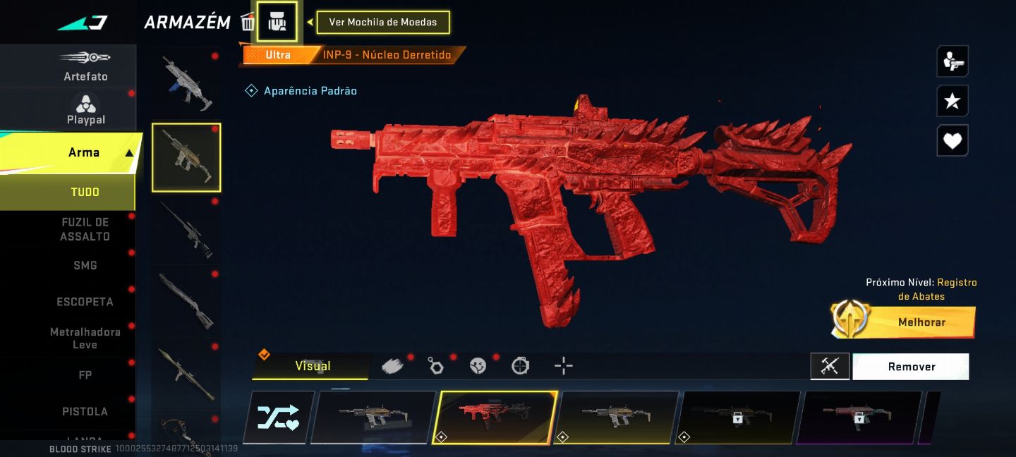 Conta blood strike com algumas Eternas