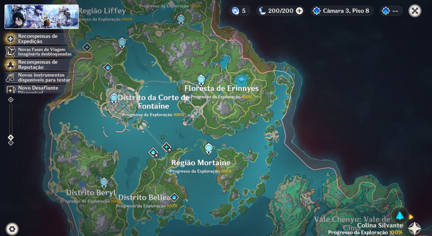 Conta Ar60 com muitos personagens e armas lendárias.