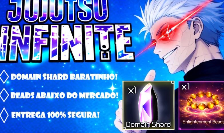 (DOMAIN SHARD SUPER BARATO!) Jujutsu infinite Loja (e itens variados a venda)