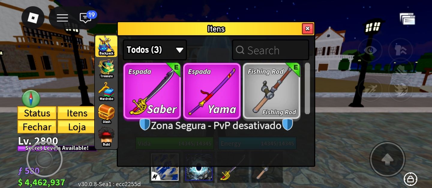 Conta LEVEL 74 com bakuri e bola da lua blox fruit tem portal roubei um ov