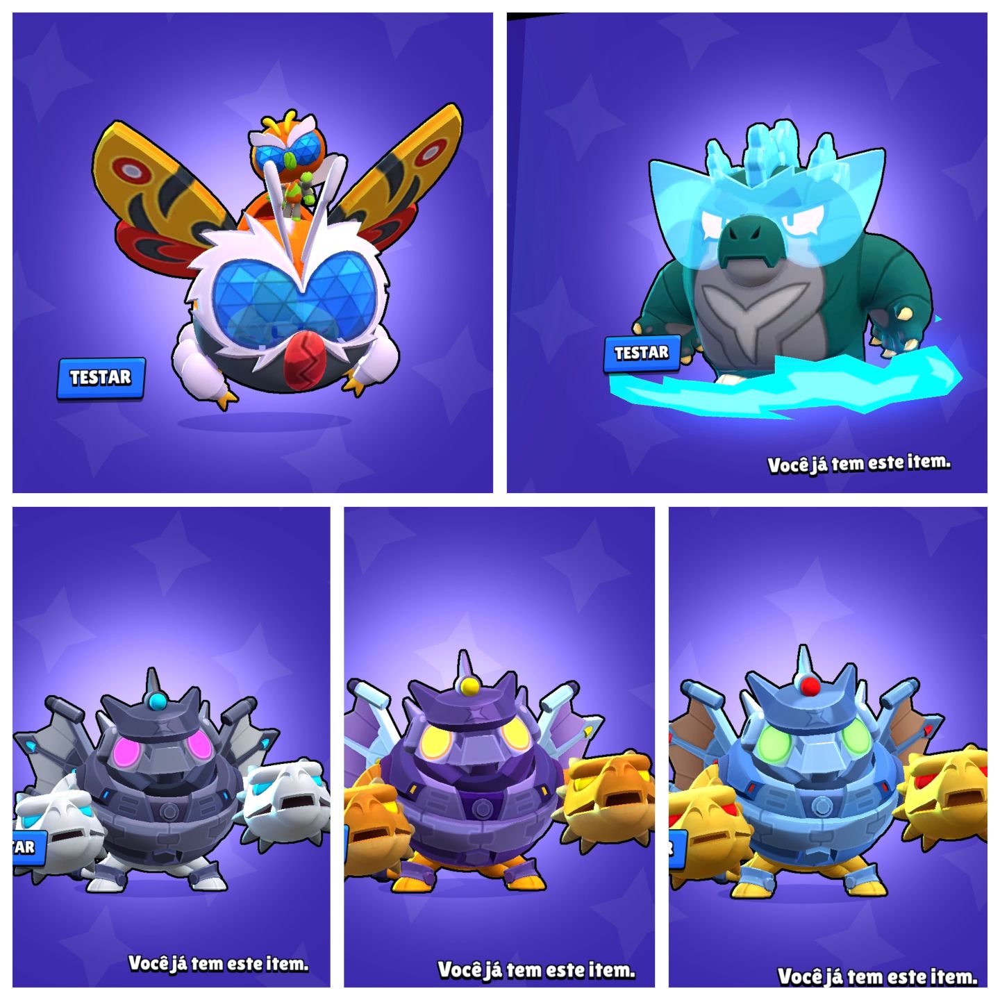 CONTA PRO PLAYER | FULL SKINS | COLECIONADOR - BRAWL STARS