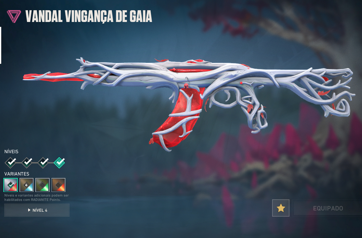 CONTA VALORANT - Vandal Gaia, Vandal preludio do Caos e muito mais ! - 2K GASTOS